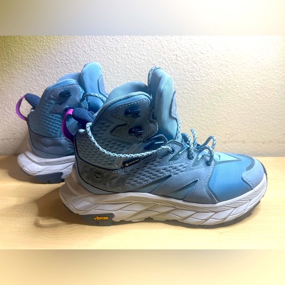 Hoka Anacapa Mid GTX Mountain Spring Blue Women's Hiking Boots
Shoes Size 7B NEW - Picture 1 of 9